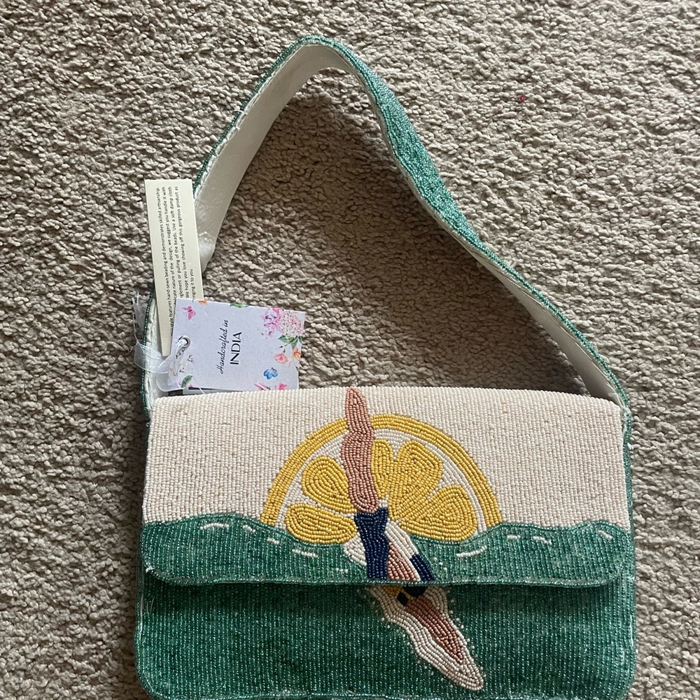 Diver and Lemon Beaded Shoulder Bag (TikTok viral!)